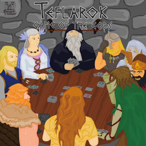 Teflarok: Game of the Gods – Norse Mythology Board Game, 2-9 Players - Picture 1 of 5